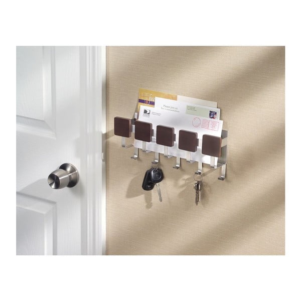 Haczyki na klucze z koszykiem na listy iDesign Formbu-image-2