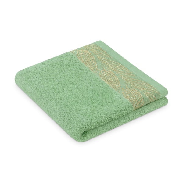 Jasnozielone bawełniane ręczniki zestaw 2 szt. frotte Allium – Restilo-image-1