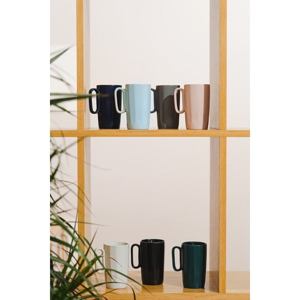 Ciemnozielone kamionkowe kubki zestaw 2 szt. na espresso 80 ml Fuori – Vialli Design-image-4