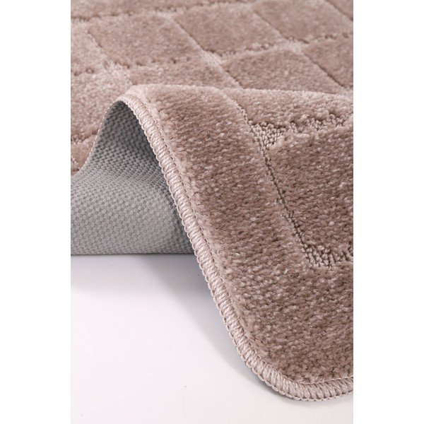 Brązowe dywaniki łazienkowe zestaw 2 szt. 50x80 cm Kareli – Foutastic-image-3