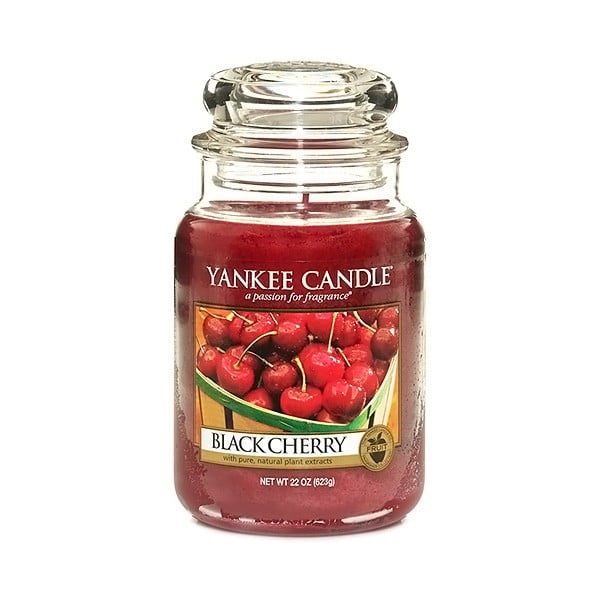 Świeczka zapachowa Yankee Candle Black Cherry, 110 h