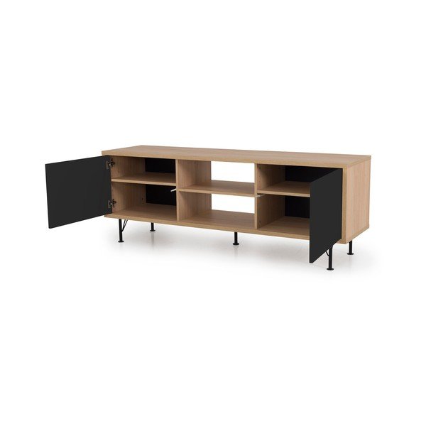 Czarna szafka pod TV Tenzo Flow-image-3