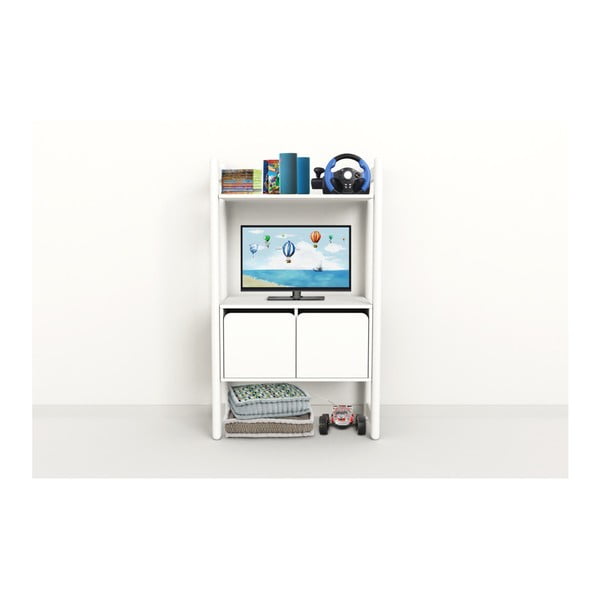 Biała szafka dziecięca Flexa Shelfie, wys. 131.6 cm-image-1