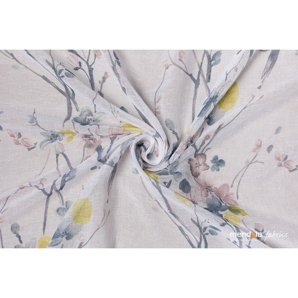 Biało-szara firanka 300x260 cm Olivia – Mendola Fabrics-image-1