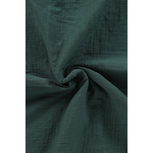 Zielona muślinowa pościel dwuosobowa 200x200 cm Stonewashed – Mijolnir-image-2