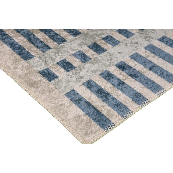 Niebiesko-szary dywan 180x120 cm – Vitaus-image-2