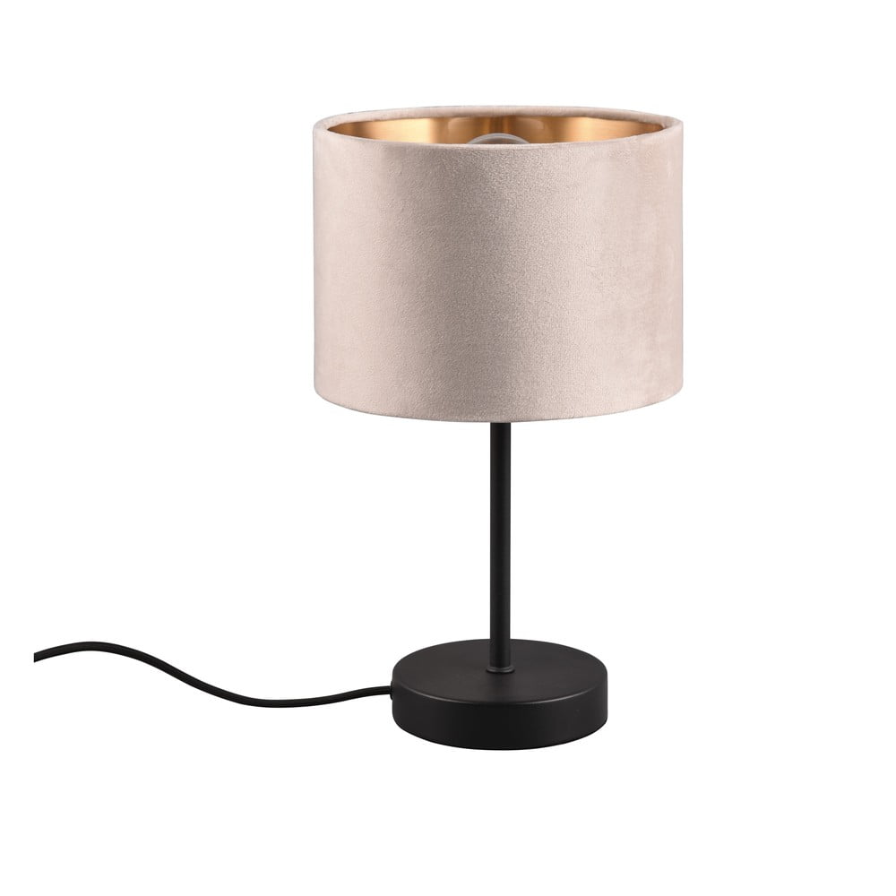Czarno-beżowa lampa stołowa (wys. 33 cm) Julieta – Trio