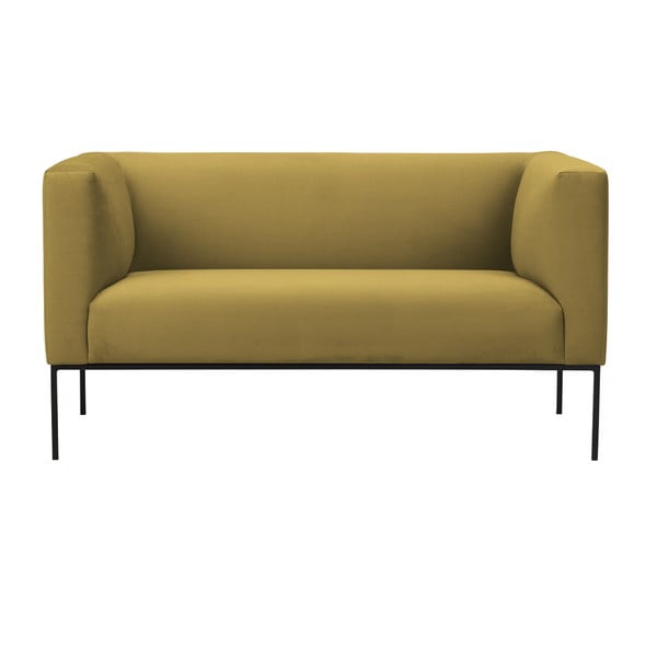 Żółta sofa 2-osobowa Windsor & Co Sofas Neptune