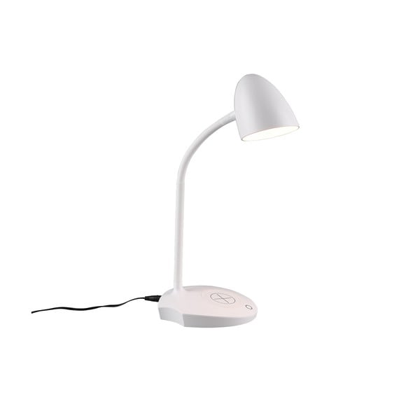 Biała lampa stołowa LED (wys. 38 cm) Load – Trio
