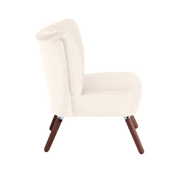 Kremowy fotel Max Winzer Alessandro Velour-image-1