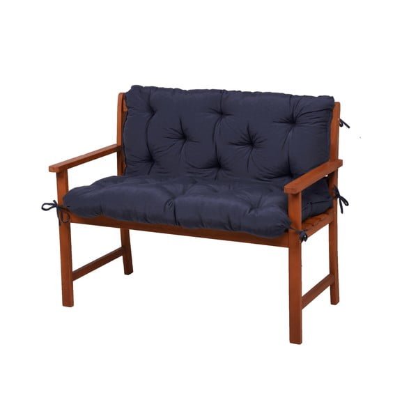 Ciemnoniebieskie ogrodowe poduszki do siedzenia na ławkę zestaw 2 szt. 50x100 cm Selby – Sun Garden