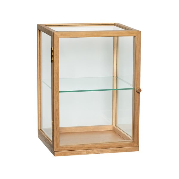Witryna w dekorze dębu w naturalnym kolorze 30x42x30 cm Poetic – Hübsch