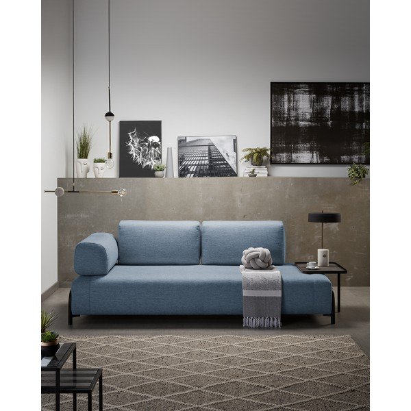 Niebieska sofa Kave Home Compo-image-1