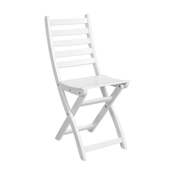 Białe krzesło składane Butlers Lodge