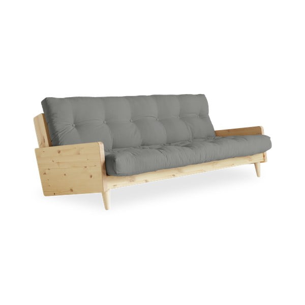 Sofa rozkładana Karup Design Indie Natural Clear/Grey-image-4
