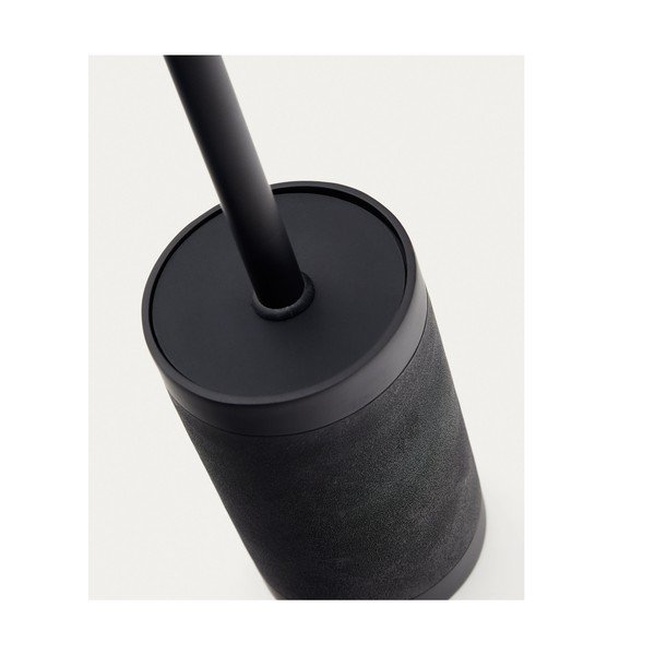 Czarna szczotka do WC z żywicy polimerowej Sisel – Kave Home-image-1