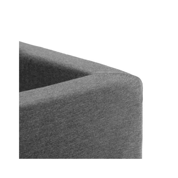 Szary suchy basen kanciasty z 500 piłeczkami Misioo, 110x50 cm-image-1