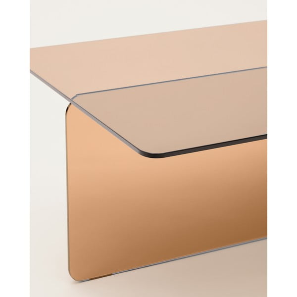 Brązowy szklany stolik 60x120 cm Zaren – Kave Home-image-3