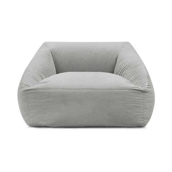 Jasnoszary sztruksowy worek do siedzenia Lilibet – Bobochic Paris-image-2