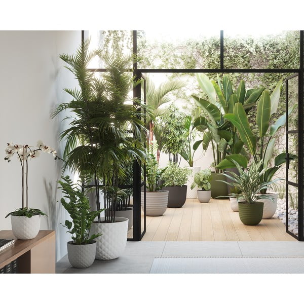 Doniczka z plastiku z recyklingu ø 30 cm Havana – Artevasi-image-3