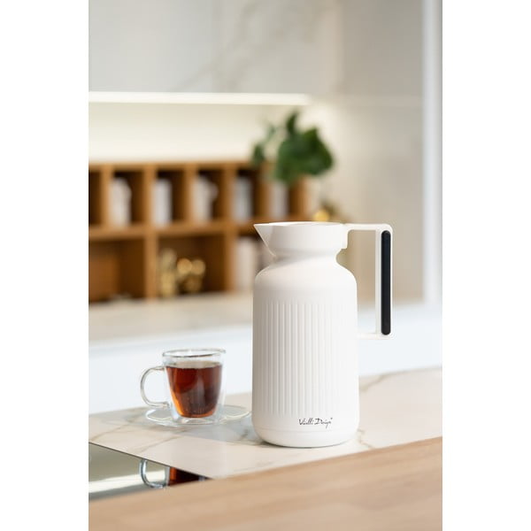 Biały termos 1 l Lungo – Vialli Design-image-3