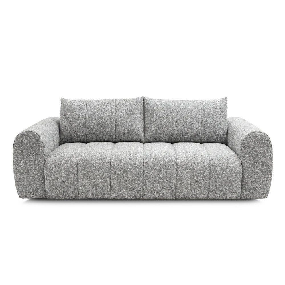 Jasnoszara sofa 242 cm Nesty – Bobochic Paris