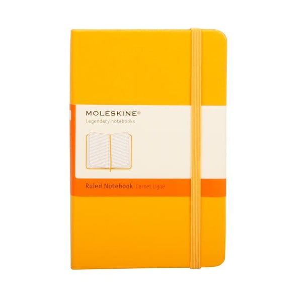 Notes Orange Hard, w linie