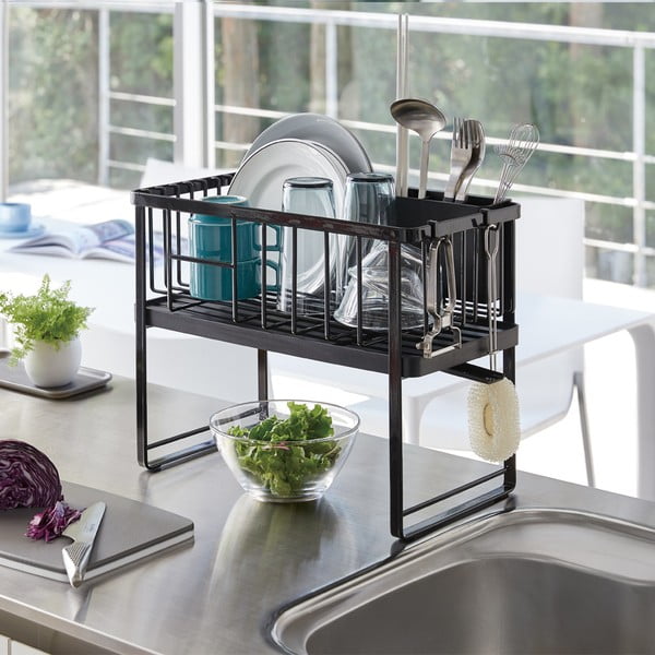 Metalowy ociekacz dwupiętowy Tower – YAMAZAKI-image-4