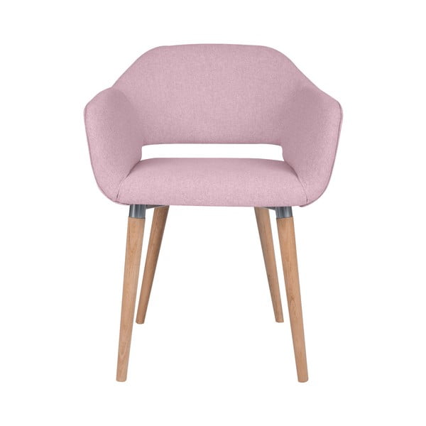 Różowe krzesło do jadalni Cosmopolitan Design Napoli