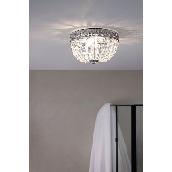 Lampa sufitowa w kolorze srebra ze szklanym kloszem Etienne – Markslöjd-image-2