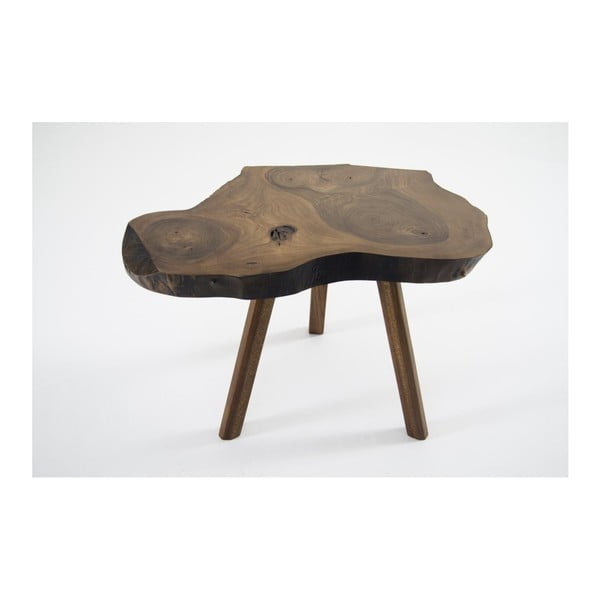 Stolik z litego drewna orzecha Mbulu