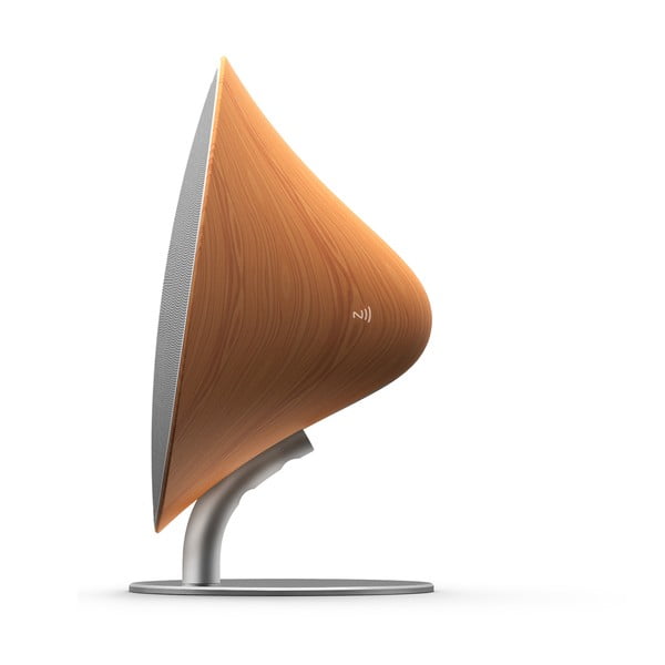 Brązowo-szary duży głośnik bluetooth Gingko Halo-image-4