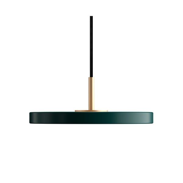 Ciemnozielona lampa wisząca LED z metalowym kloszem ø 15 cm Asteria Micro – UMAGE-image-4