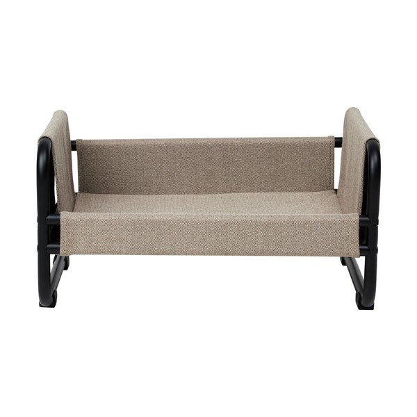 Czarne/beżowe legowisko dla psów ze stali 52x40 cm Milo – OYOY Living Design