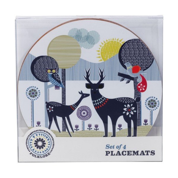 Zestaw 4 podkładek Folklore Placemats-image-2