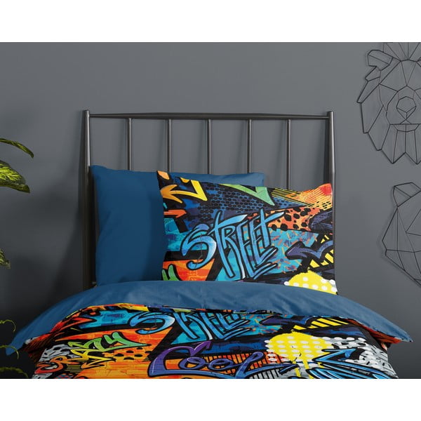 Pościel dziecięca jednoosobowa z mikrowłókna 140x220 cm Jeff – Good Morning-image-2