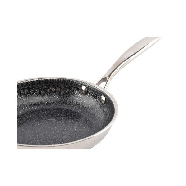 Patelnia z powłoką nieprzywierającą ze stali nierdzewnej ø 21,5 cm Fusion – BonBistro-image-2