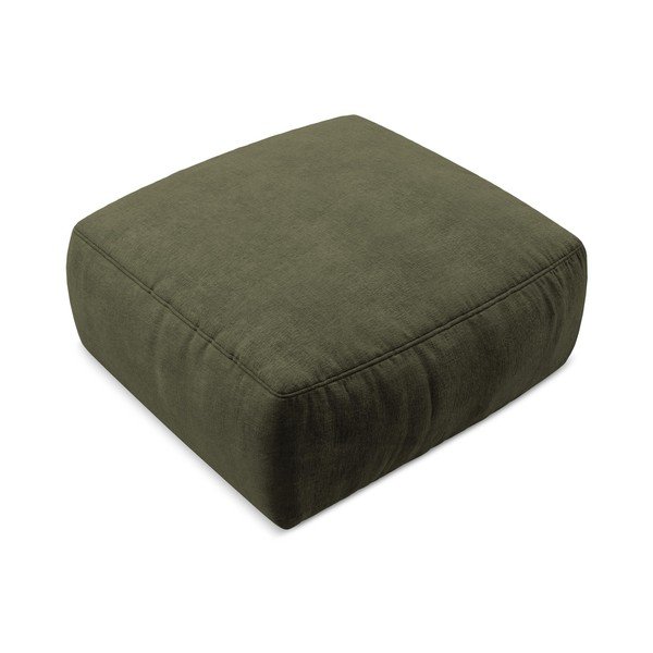 Zielony podnóżek z tkaniny szenilowej Kuki – Makamii-image-2