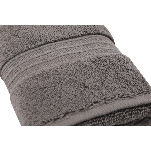 Ciemnoszary bawełniany ręcznik 30x50 cm Chicago – Foutastic-image-4