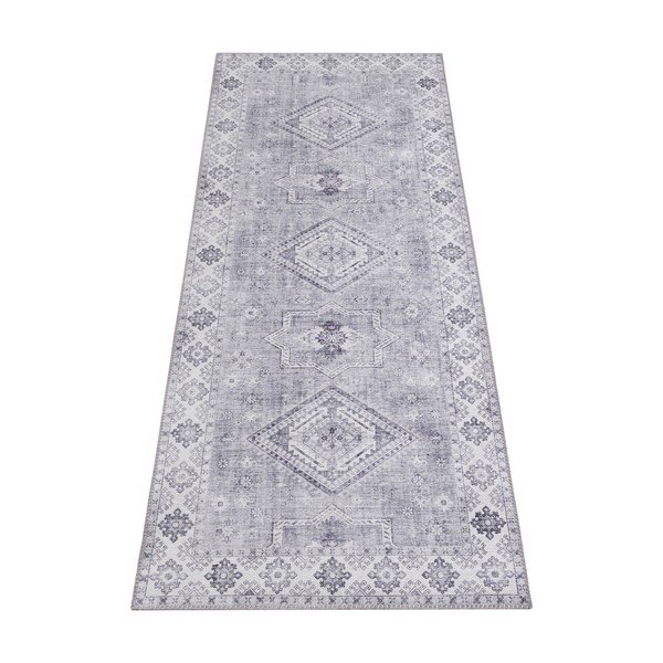 Jasnoszary chodnik Nouristan Gratia, 80x200 cm-image-4