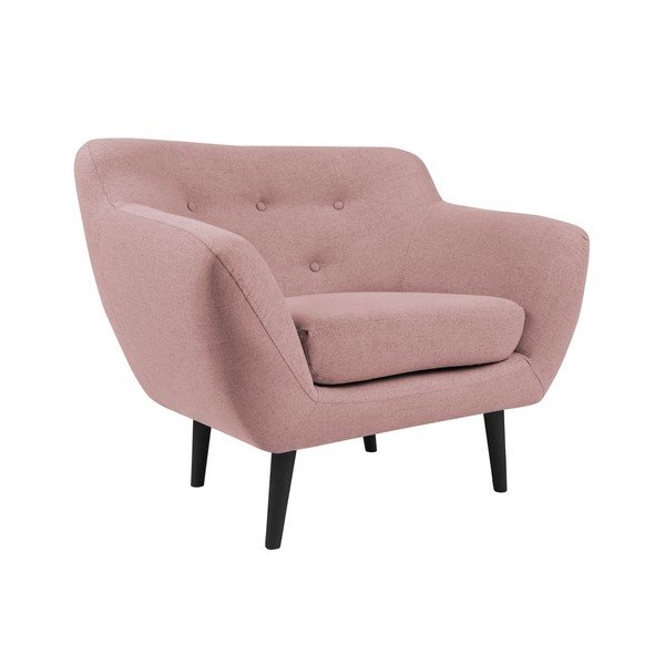 Różowy fotel Mazzini Sofas Piemont-image-2