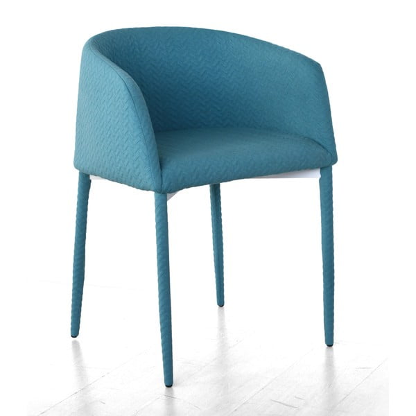 Krzesło z podłokietnikami Prima, niebieskie
