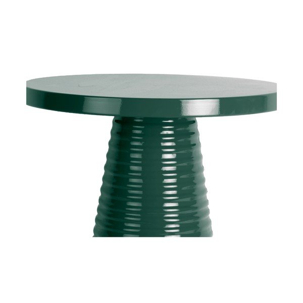 Metalowy okrągły stolik ø 40 cm Catania Ribbed – Leitmotiv-image-2