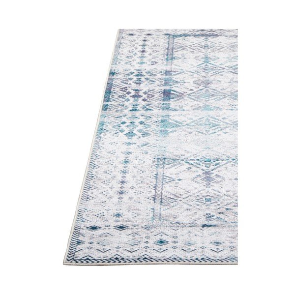 Jasnoniebieski dywan Floorita Kilim, 80x150 cm-image-4