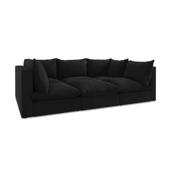 Czarna sofa 255 cm Manao – Makamii-image-1