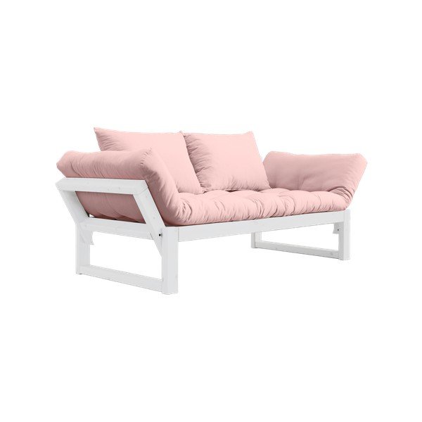 Sofa rozkładana Karup Edge White/Pink Peonie-image-3