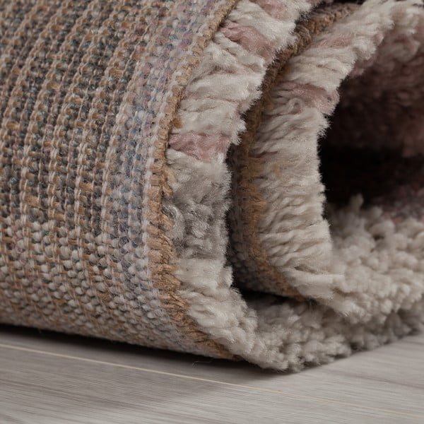 Różowo-szary dywan Flair Rugs Nuru, 120x170 cm-image-4