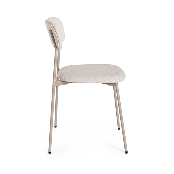 Szarobrązowe tapicerowane krzesło Inka – Yes Everyday-image-3