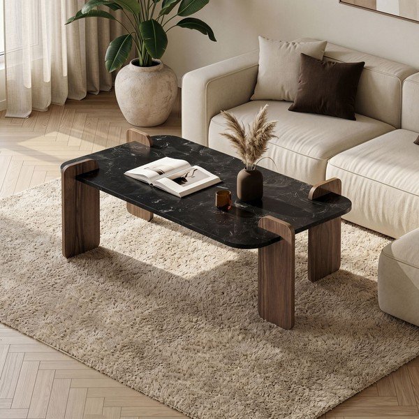 Czarny stolik 60x120 cm Renard – Nordure-image-2