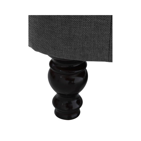 Czarny fotel uszak Max Winzer Mareille Black-image-2